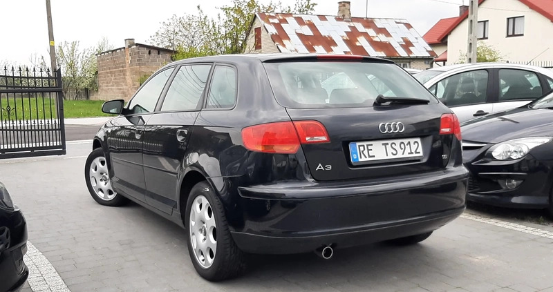Audi A3 cena 15600 przebieg: 220000, rok produkcji 2005 z Raszków małe 121